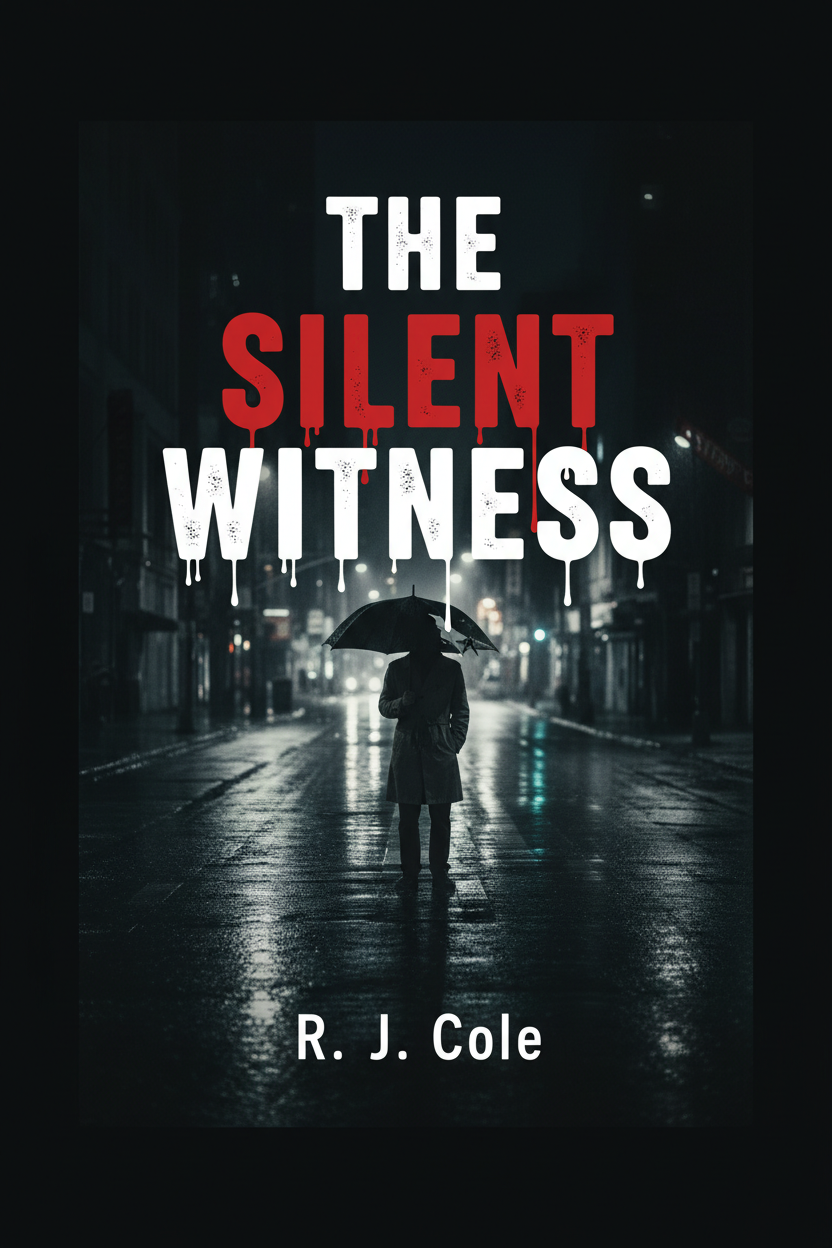 Thriller book cover