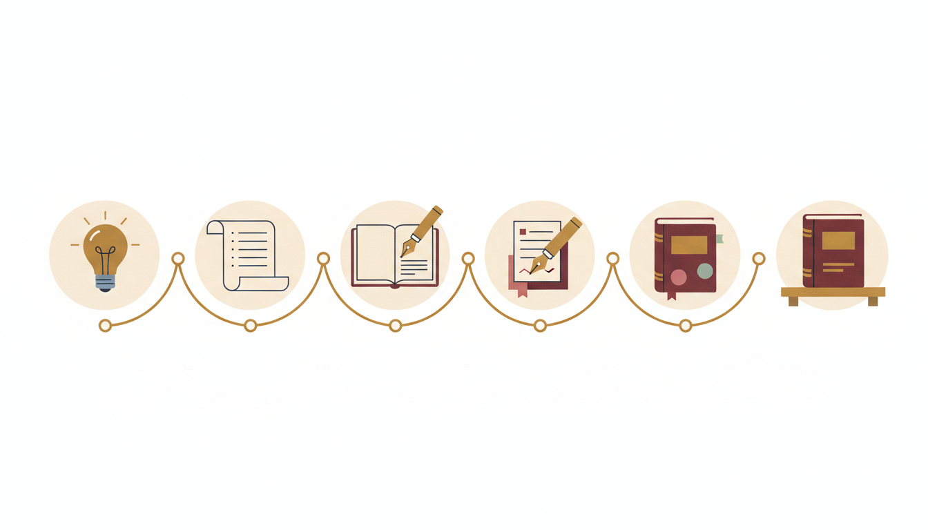 The journey from idea to published book